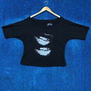 Blue Ivy Carter Crop Top Graphic Shirt Size Large